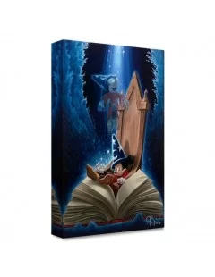 Sorcerer Mickey Mouse ''Dreaming of Sorcery'' Giclee on Canvas by Jared Franco – Limited Edition $39.60 COLLECTIBLES