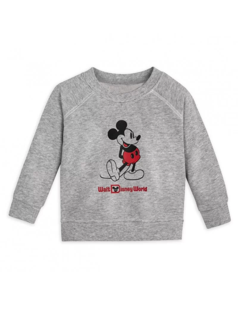 Mickey Mouse Classic Sweatshirt for Baby – Walt Disney World – Gray $10.15 UNISEX
