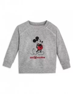Mickey Mouse Classic Sweatshirt for Baby – Walt Disney World – Gray $10.15 UNISEX