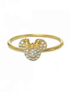 Minnie Mouse Icon Ring by CRISLU – Gold $22.20 ADULTS
