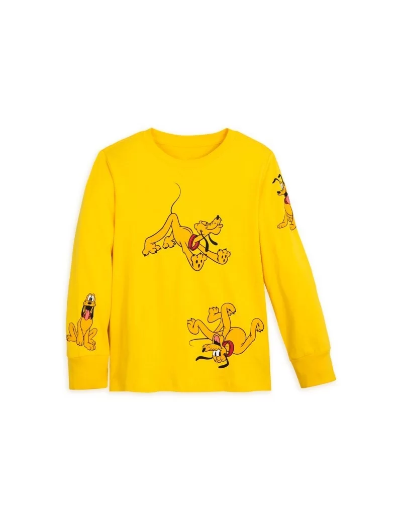 Pluto Expressions Long Sleeve T-Shirt for Kids $7.40 UNISEX
