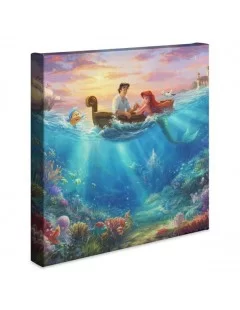 ''Little Mermaid Falling in Love'' Gallery Wrapped Canvas by Thomas Kinkade Studios $35.20 HOME DECOR