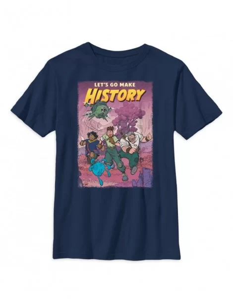 Strange World ''Let's Go Make History'' T-Shirt for Kids $6.88 UNISEX