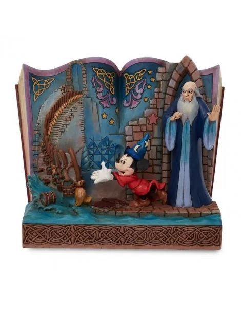 Sorcerer Mickey Mouse Storybook Figure by Jim Shore – Fantasia $26.64 COLLECTIBLES