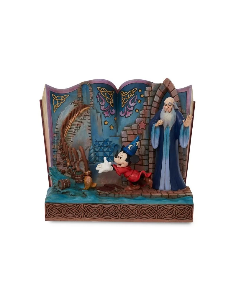 Sorcerer Mickey Mouse Storybook Figure by Jim Shore – Fantasia $26.64 COLLECTIBLES