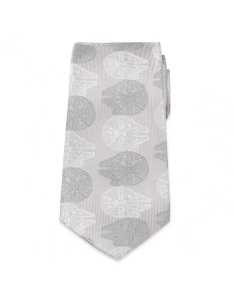 Millennium Falcon Gray Silk Tie for Adults – Star Wars $17.41 ADULTS