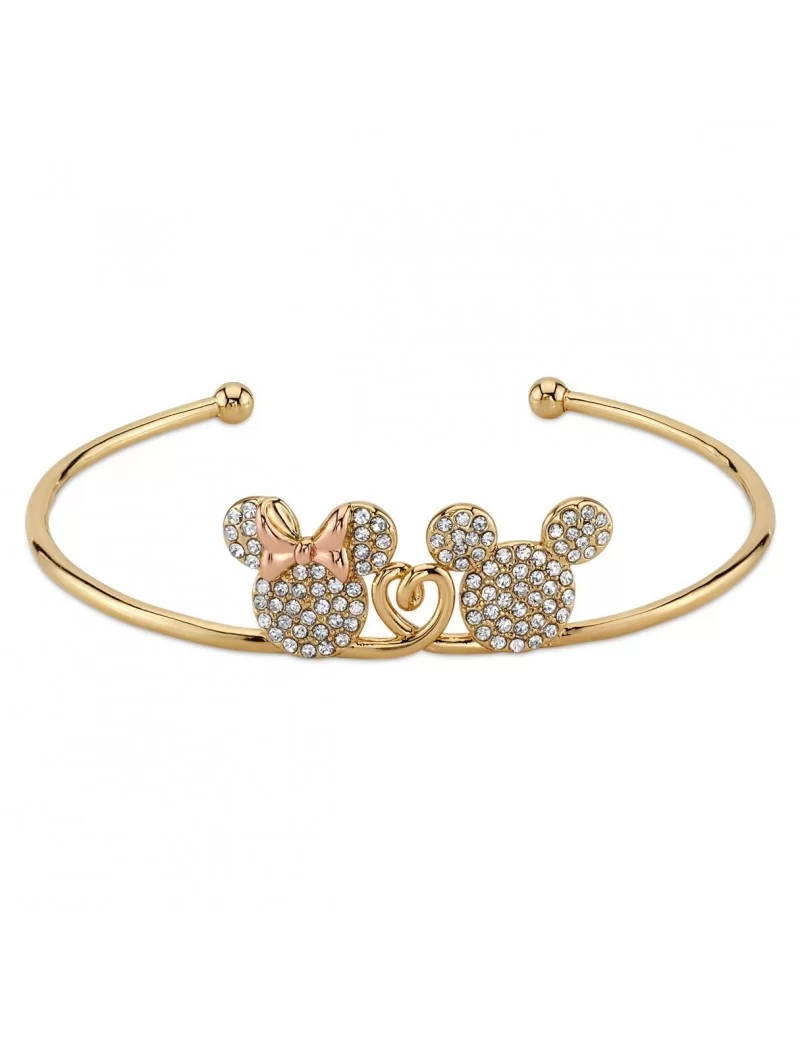 Mickey and Minnie Mouse Bracelet with Crystals $12.43 ADULTS