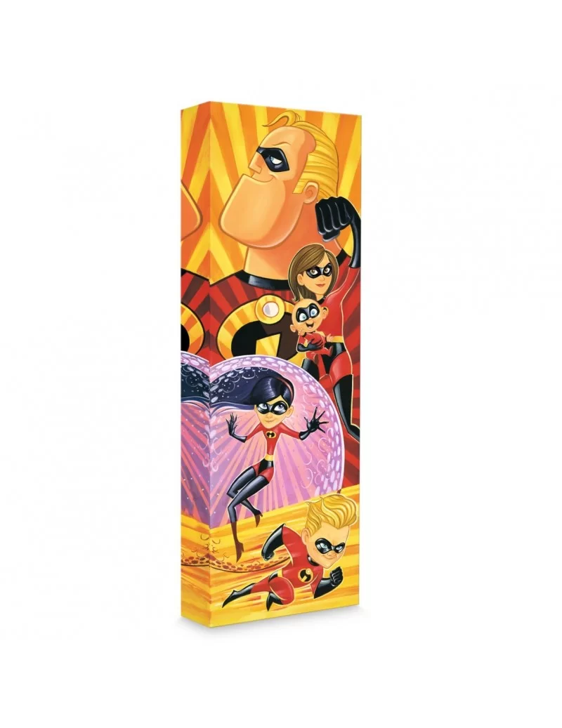 Incredibles ''Incredibles to the Rescue'' Giclée on Canvas by Tim Rogerson $38.39 COLLECTIBLES