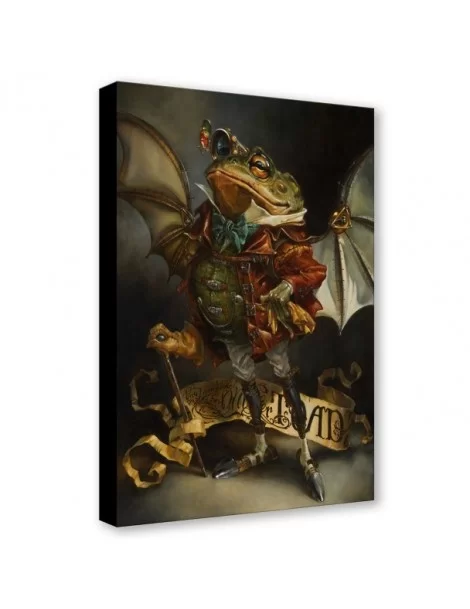 J. Thaddeus Toad ''The Insatiable Mr. Toad'' by Heather Edwards Hand-Signed & Numbered Canvas Artwork – Limited Edition $156....