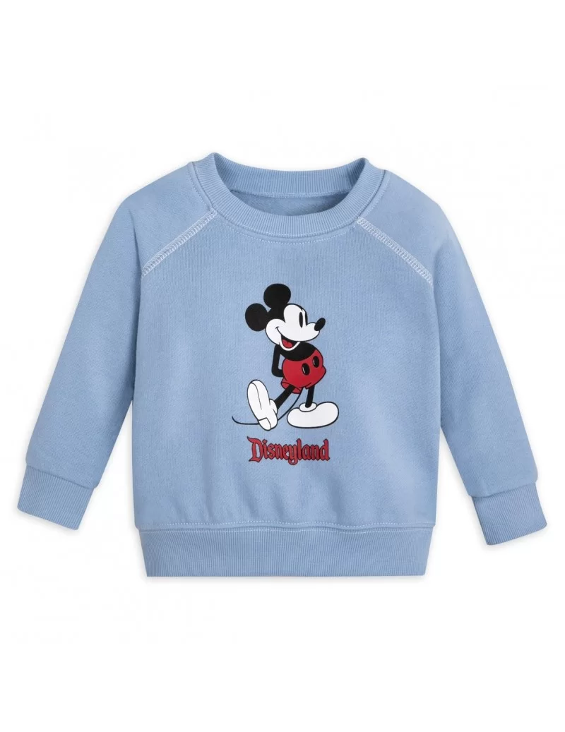 Mickey Mouse Classic Sweatshirt for Baby – Disneyland – Blue Size 0-3M