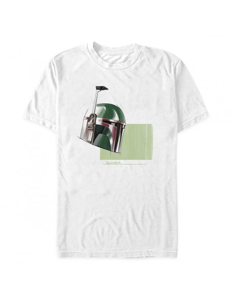 Boba Fett Helmet T-Shirt for Adults – Star Wars $8.85 MEN