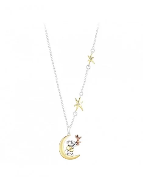 Winnie the Pooh and Piglet Moon Pendant Necklace $10.08 ADULTS