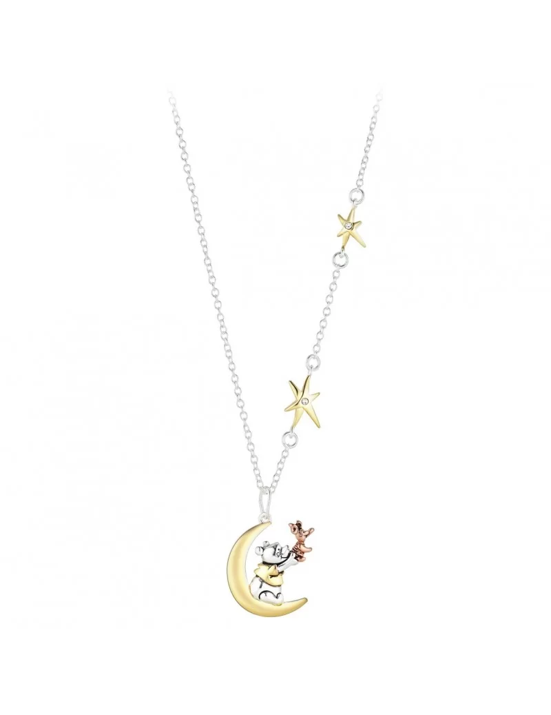 Winnie the Pooh and Piglet Moon Pendant Necklace $10.08 ADULTS