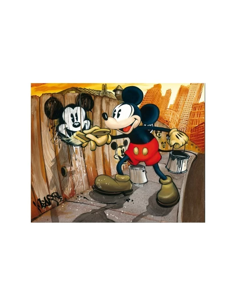 Mickey Mouse ''Mickey da Vinci'' Giclée on Canvas – BLOC28 $43.82 COLLECTIBLES