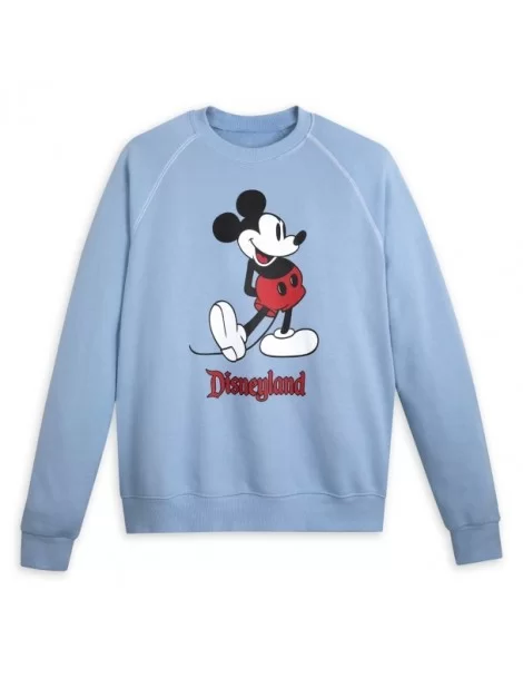 Mickey Mouse Classic Sweatshirt for Adults – Disneyland – Blue $13.64 MEN