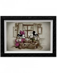 Mickey and Minnie Mouse ''Home is Where Life Makes Up Its Mind'' Special Limited Edition Giclée by Noah $864.00 HOME DECOR