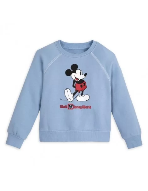 Mickey Mouse Classic Sweatshirt for Kids – Walt Disney World – Blue $8.68 UNISEX