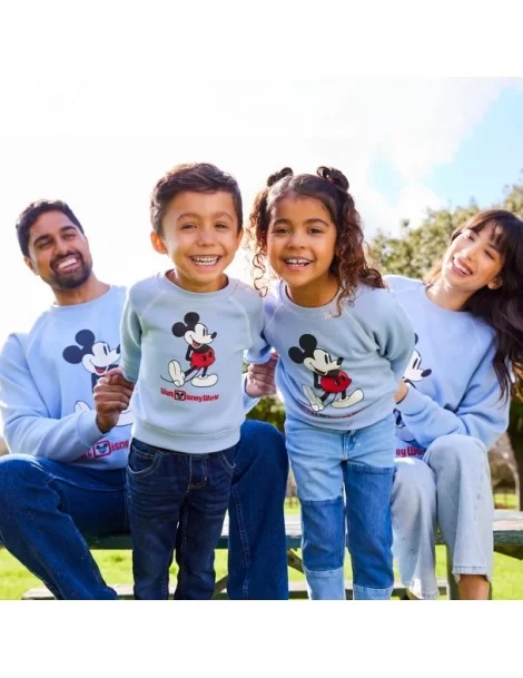 Mickey Mouse Classic Sweatshirt for Kids – Walt Disney World – Blue $8.68 UNISEX