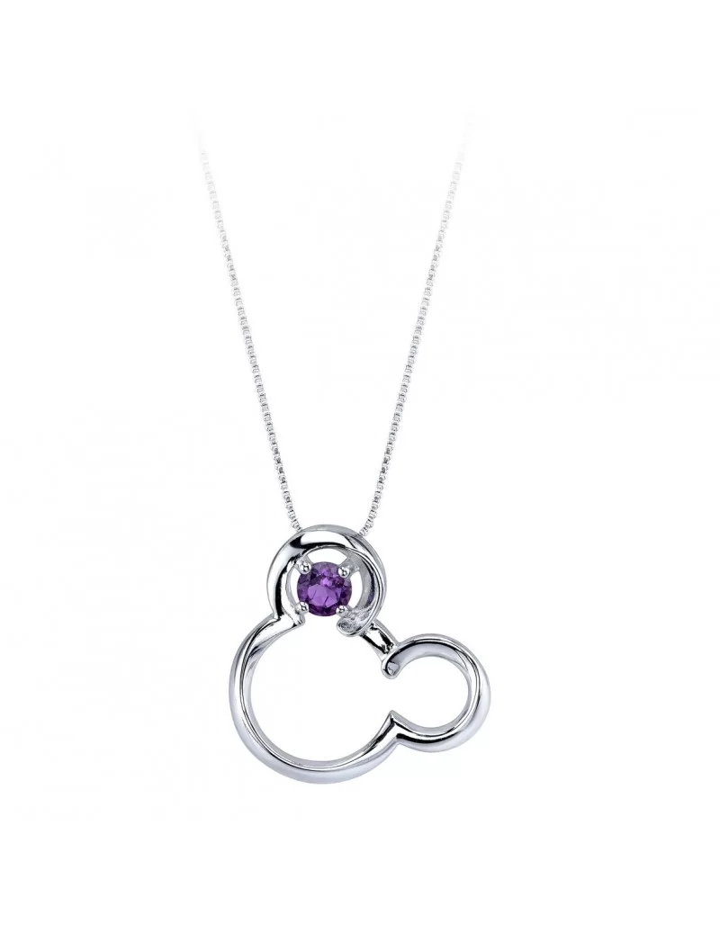Mickey Mouse February Birthstone Necklace for Women – Amethyst $20.05 ADULTS