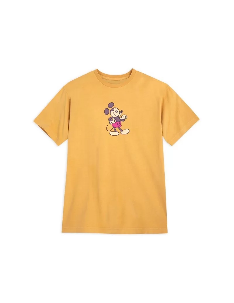 Mickey Mouse Genuine Mousewear T-Shirt for Adults – Gold $10.36 UNISEX
