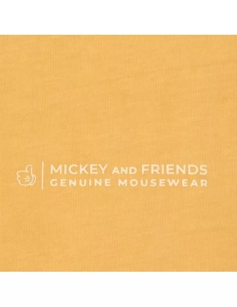 Mickey Mouse Genuine Mousewear T-Shirt for Adults – Gold $10.36 UNISEX