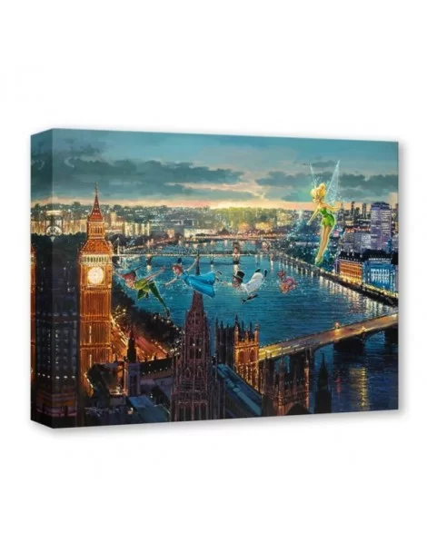 Peter Pan ''Peter Pan in London'' by Rodel Gonzalez Canvas Artwork – Limited Edition $56.40 HOME DECOR