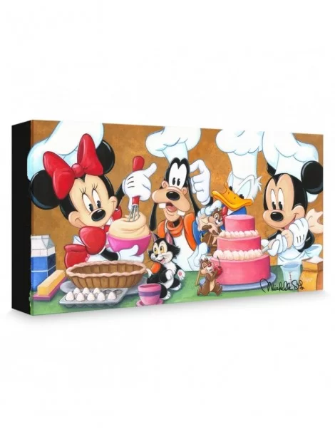Mickey Mouse and Friends ''Happy Kitchen'' Giclée on Canvas by Michelle St. Laurent $56.38 COLLECTIBLES