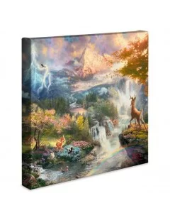 ''Bambi's First Year'' Gallery Wrapped Canvas by Thomas Kinkade Studios $27.28 COLLECTIBLES