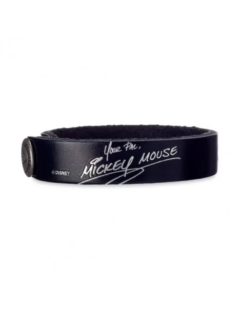 Mickey Mouse Comic Leather Bracelet – Personalizable $3.06 ADULTS