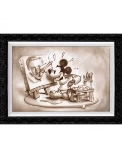 Mickey Mouse ''A Stroke of Genius'' Giclée by Noah $130.00 HOME DECOR