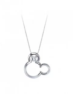 Mickey Mouse April Birthstone Necklace for Women – White Sapphire $15.03 ADULTS