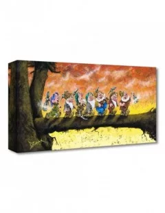 Snow White and the Seven Dwarfs ''Back To Home We Go'' Giclée on Canvas by Trevor Mezak $53.98 COLLECTIBLES