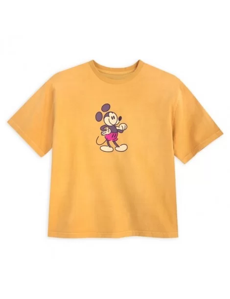 Mickey Mouse Genuine Mousewear T-Shirt for Women – Gold $8.49 WOMEN