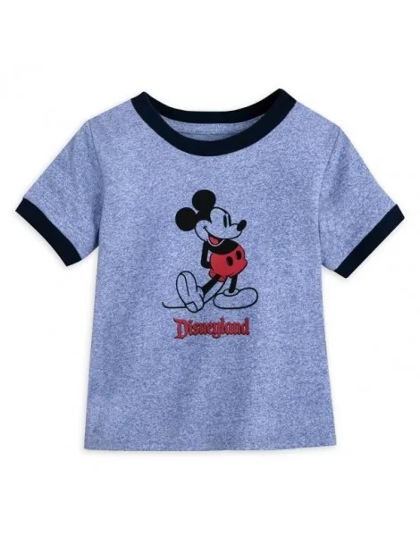 Mickey Mouse Classic Ringer T-Shirt for Baby – Disneyland – Blue $7.04 BOYS