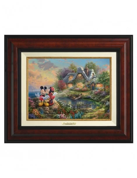 ''Mickey and Minnie Sweetheart Cove'' Canvas Classic by Thomas Kinkade Studios $66.96 COLLECTIBLES