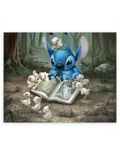 Stitch ''Friends of a Feather'' by Jared Franco Hand-Signed & Numbered Canvas Artwork – Limited Edition $225.60 COLLECTIBLES