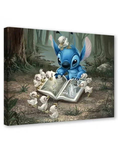 Stitch ''Friends of a Feather'' by Jared Franco Hand-Signed & Numbered Canvas Artwork – Limited Edition $225.60 COLLECTIBLES