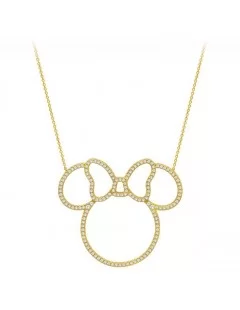 Minnie Mouse Pavé Icon Outline Necklace by CRISLU $55.20 ADULTS