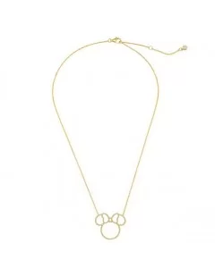 Minnie Mouse Pavé Icon Outline Necklace by CRISLU $55.20 ADULTS