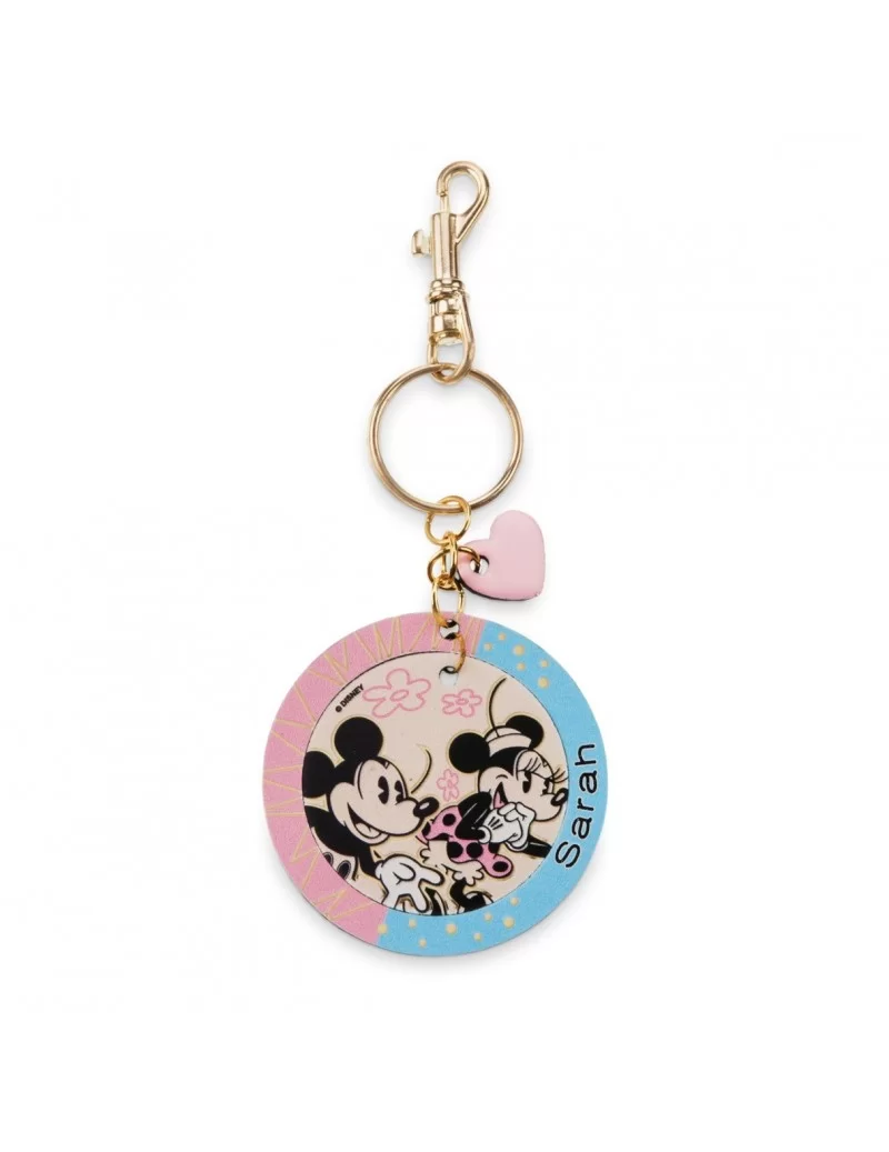 Mickey & Minnie Leather Keychain – Personalizable $4.68 KIDS