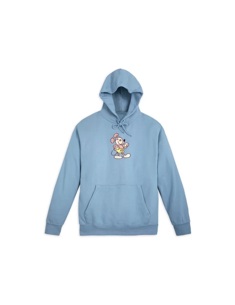 Mickey Mouse Genuine Mousewear Pullover Hoodie for Adults - Blue $12.54 MEN
