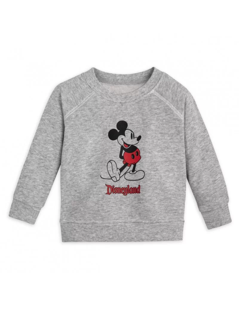 Mickey Mouse Classic Sweatshirt for Baby – Disneyland – Gray $6.69 BOYS