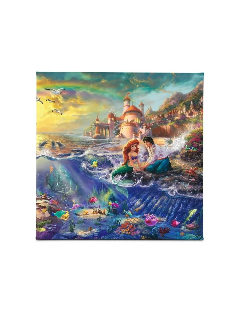 The Little Mermaid Gallery Wrapped Canvas by Thomas Kinkade $42.24 COLLECTIBLES
