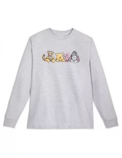 Winnie the Pooh and Pals Long Sleeve Striped T-Shirt for Men $10.06 MEN