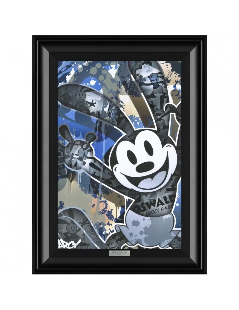 Oswald the Lucky Rabbit ''Oswald'' by Arcy Framed Canvas Artwork – Limited Edition $92.40 HOME DECOR