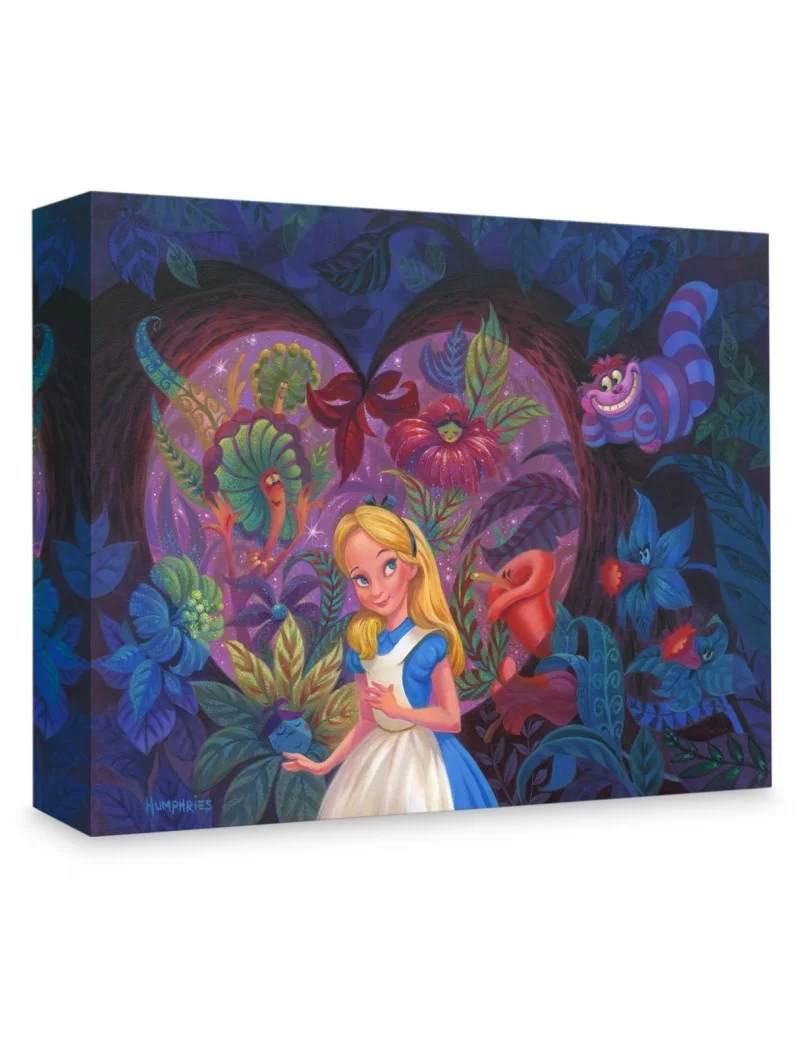 Alice in Wonderland ''In the Heart of Wonderland'' Giclée on Canvas by Michael Humphries $39.59 COLLECTIBLES