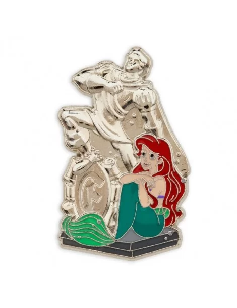 Ariel and Prince Eric Statue Pin – The Little Mermaid $5.04 COLLECTIBLES