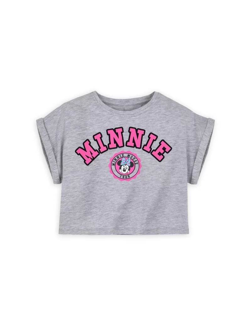 Minnie Mouse Semi-Cropped Athletic T-Shirt for Girls $3.94 GIRLS