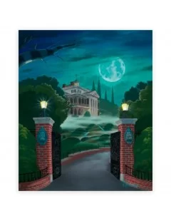 ''Welcome to The Haunted Mansion'' Signed Giclée by Michael Provenza – Limited Edition $162.80 COLLECTIBLES