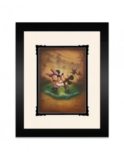 Mickey and Minnie Mouse ''Life with You Is a Dream'' Framed Deluxe Print by Noah $38.40 COLLECTIBLES